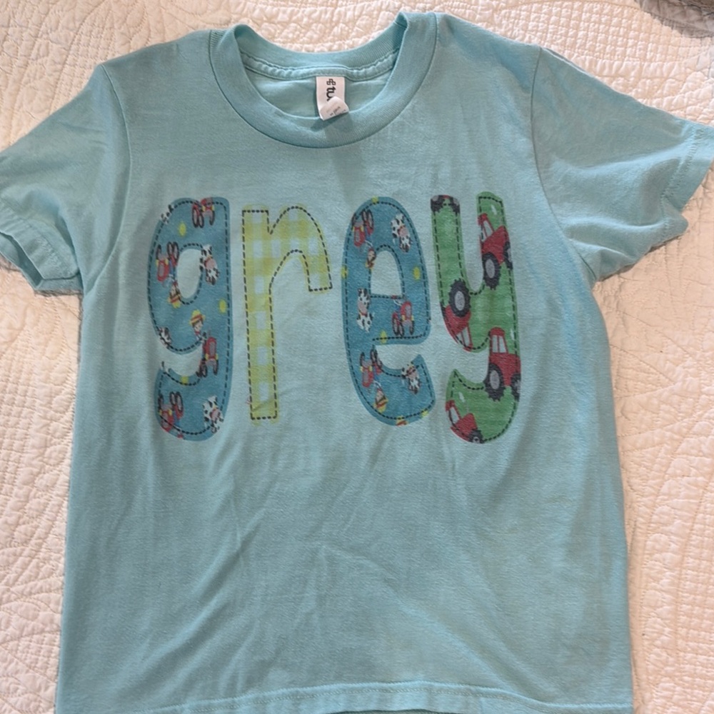 Kids Blue Graphic T-Shirt